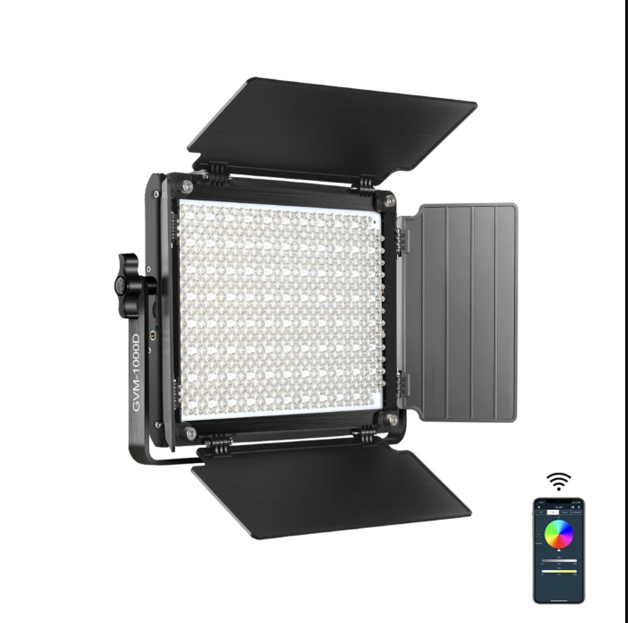 GVM-14S 45W Bi-Color LED Ring Light Kit (14″) - GVM Official Site